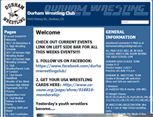 Tablet Screenshot of durhamwrestlingclub.com